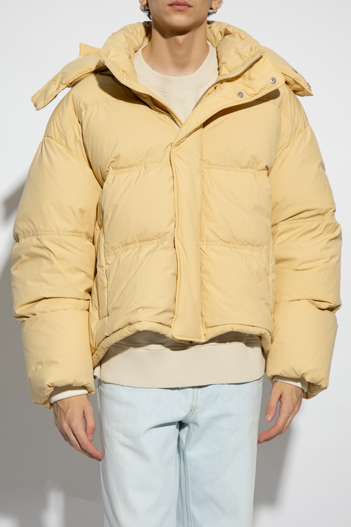 SchaferandweinerShops Bonaire - Yellow Hooded down jacket